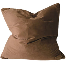 Load image into Gallery viewer, The Boulevard Luxe Velvet Cushion | Toffee
