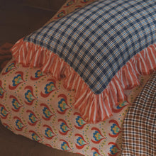 Load image into Gallery viewer, Addis Check Full Ruffle Pillowcase Set
