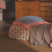 Load image into Gallery viewer, Addis Check Full Ruffle Pillowcase Set
