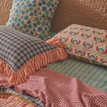 Load image into Gallery viewer, Addis Check Full Ruffle Pillowcase Set
