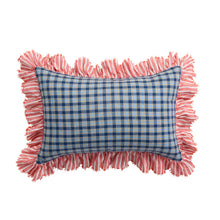 Load image into Gallery viewer, Addis Check Full Ruffle Pillowcase Set
