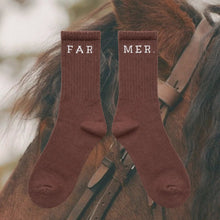 Load image into Gallery viewer, Chocolate FAR MER. Boot Socks
