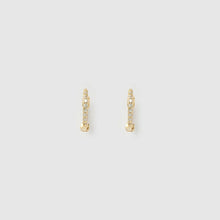 Load image into Gallery viewer, Tabitha Gold Huggie Earrings | Midi
