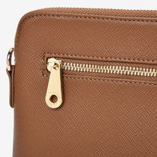 Load image into Gallery viewer, Bowery Crossbody | Tan Saffiano
