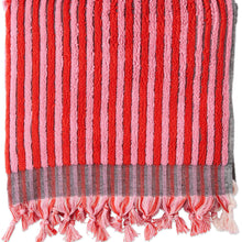 Load image into Gallery viewer, Sweet Love Stripe Turkish Bath Towel

