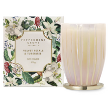 Load image into Gallery viewer, Velvet Petals &amp; Tuberose Ltd Ed Soy Candle 370g
