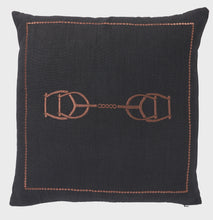 Load image into Gallery viewer, Equestrian Luxe Noir Cushion | Paloma Living
