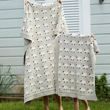 Load image into Gallery viewer, Counting Sheep Cotton Blacnket from French Country at Unearthed Homewares
