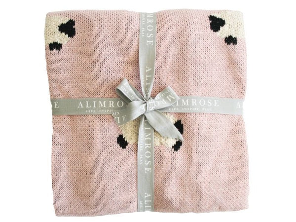Baa Baa Baby Blanket Pink | Alimrose