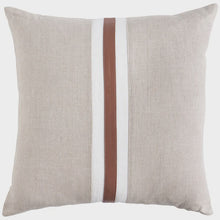 Load image into Gallery viewer, Linen Montana Stripe - Square Cushion | Paloma Living
