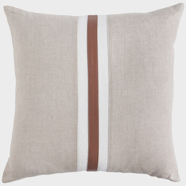 Linen Montana Stripe - Square Cushion | Paloma Living
