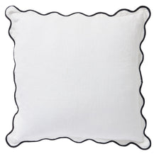 Load image into Gallery viewer, Linen Scallop Cushion - Blanc | Paloma Living
