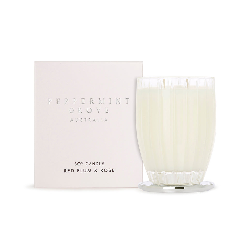 Peppermint Grove - Candle | Red Plum + Rose