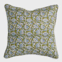 Load image into Gallery viewer, Marbella Moss Azure Cushion | Walter G
