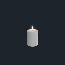 Load image into Gallery viewer, Flameless Candle | Nordic White | Pillar
