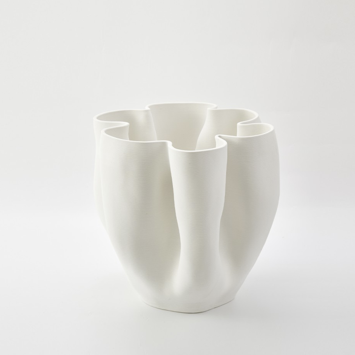 Boheme Vase in Ivory at Unearthed Homewares