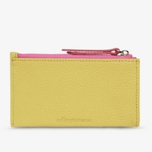 Load image into Gallery viewer, compact wallet arlington milne leather yellow, at unearthed homewares
