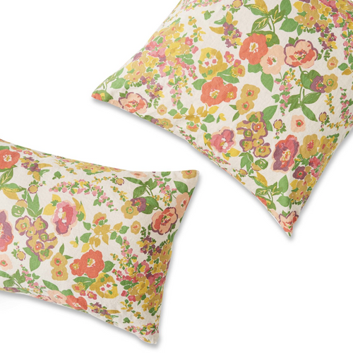 Set of Pillowcases in Mariannes Floral  by Society of Wanderers at Unearthed Homewares