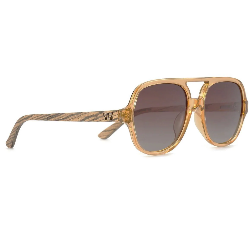 Soek Sunglasses | BILLY Clear Brown