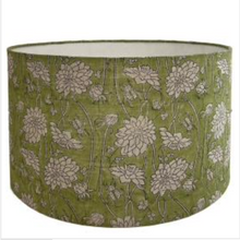 Load image into Gallery viewer, Lamp Shade - Classic Block Print | Green

