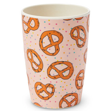 Load image into Gallery viewer, Bamboo Melamine | Pretzel Pink Drink Cup  || Kip &amp; Co
