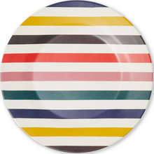 Load image into Gallery viewer, Bamboo Melamine | Big Stripe Diagonal Dinner Plate 2PC || Kip &amp; Co
