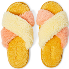 Load image into Gallery viewer, Peaches and Pineapples Boucle Adult Slippers - Kip n Co
