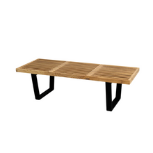 Load image into Gallery viewer, Ashwood Timber and Steel Bench Seat by Ned Collections at Unearthed Homewares

