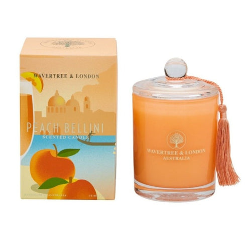 Peach Bellini Candle by Wavertree and London at Unearthed Homewares