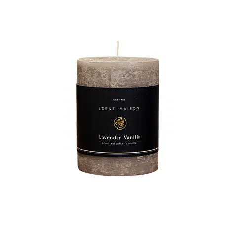 Maison Pillar Candle | Lavender + Vanilla