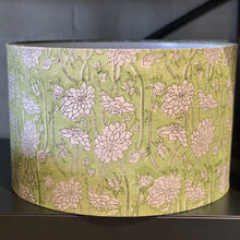 Load image into Gallery viewer, Lamp Shade - Classic Block Print | Green
