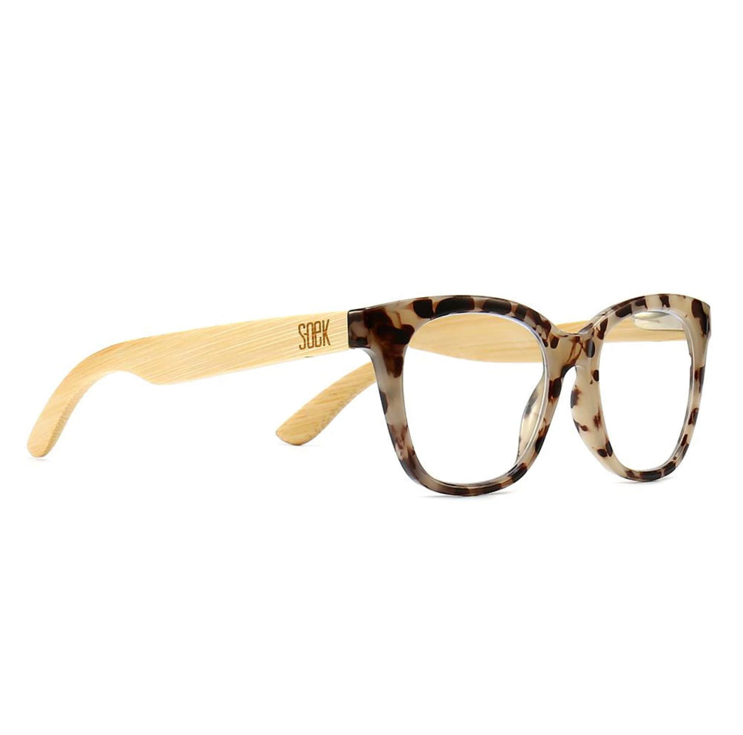 Soek Sunglasses - Readers  + Bluelight (+1)  | LILA GRACE -Ivory Tortoise