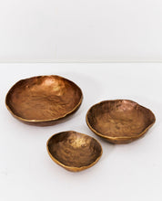 Load image into Gallery viewer, Dante Heave Brass Bowls - Sml Med Lge | Papaya
